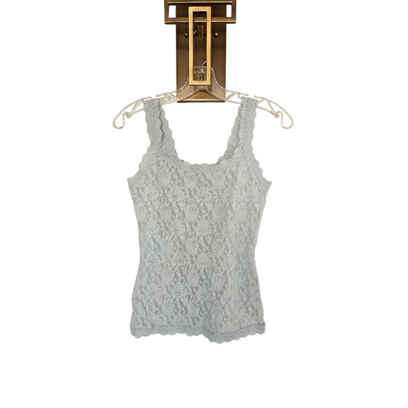 Hanky Panky Women's Light Blue Signature Lace® Classic Cami Size Medium - Picture 2 of 8